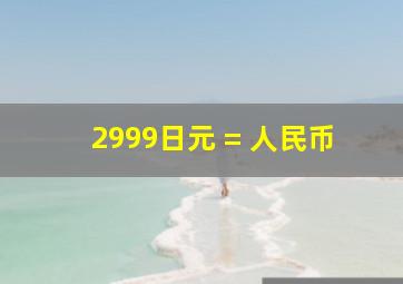 2999日元 = 人民币